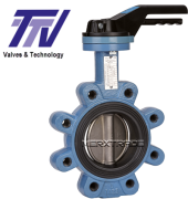 Butterfly valve lug TTV iron / stainless steel / NBR PN 10/16