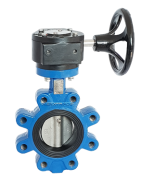 Butterfly valve LUG gearbox GGG40/alubronze/NBR PN10/16