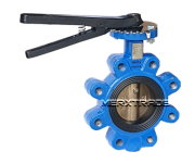 Butterfly valve lug-type lever - GGG40 / St.St.316 / EPDM - PN10/16