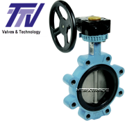 Butterfly valve LUG type gearbox Excellence Range GGG50/St.steel/EPDM PN10/16