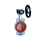 Butterfly valve wafertype gearbox TTV GGG50/Stainless.st/Silicone PN16