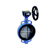 Butterfly valve wafer gearbox TTV GGG50/St.steel/EPDM PN10/16