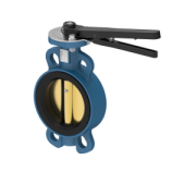 Butterfly valve wafer lever GGG40/bronze/NBR PN10/16/JIS 10K/ANSI150#