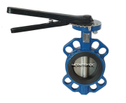 Butterfly valve wafer lever - GGG40 / Stainless steel / NBR - PN10/16