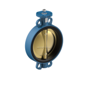 Butterfly valve wafer bare shaft GGG40/Alu.Bronze/NBR PN10/16/JIS 10K/ANSI150#