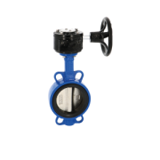 Butterfly valve wafertype gearbox GG25/St.St.316/EPDM