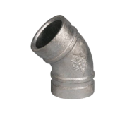 Victaulic Galvanized Elbow 45GR Coupling Style W11 AGS