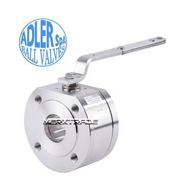 ADLER Ball valve kogelkraan FA1 FA2 bolkraan roesvast staal  tussenklem wafer stainlesssteel 770