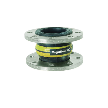 Rubber compensator teguflex trelleborg, Hydrogenated nitrile (HNBR) rubber below, Rubber compensator Teguflex, PHO DOUBLE YELLOW HNBR FLenzen
