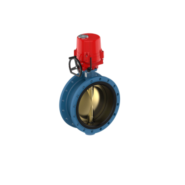 double flanged butterfly valve electric actuated , doubleflanged valve, 4623 econ double butterfly valve, double butterfly valve with lever