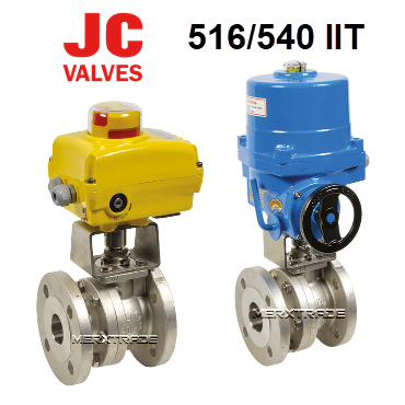 JC kogelkraan 3192  516IIT 540IIT staal 10054 PN16 PN40 Ball valve JC valves flanged steel Europe Eriks Electrisch