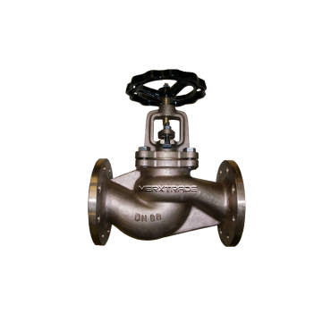 Globe valve bronze DIN1270, flanged, bronze RG5, econ 1270LKDIN, SDNR, shipbuilding valve,