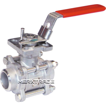 Kogelkraan 3 delig roestvaststaal draad aanlas soklas locking ball valve stainlesssteel thread buttwels socketweld 747