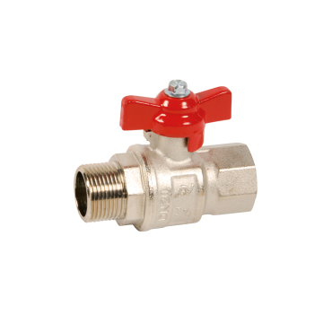 Ball valve airaga italy , Thread male female BSPP, brass, butterfly lever,| High Quality | Industrial | Webshop