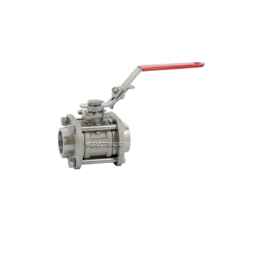 Ball valve 3 piece FDA approved Socket weld lever Stain.St./TFM1600 PN63, Ball valve | Socket weld │EC 1935/2004 for food industries │ ATEX | Food Quality | Food industry | Webshop

