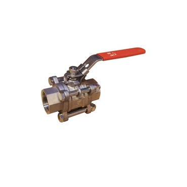 Kogelkraan |Inwendige draad NPT│3 delig │RVS│ | Marine | Industrieel | Webshop