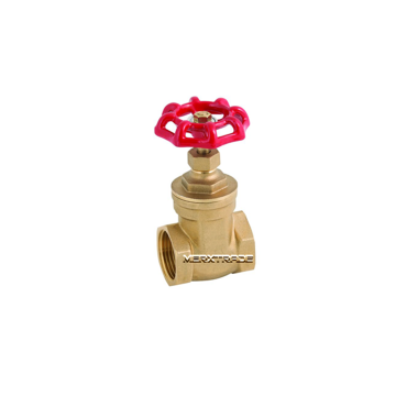Gate valve brass / PTFE seal thread BSPP PN20