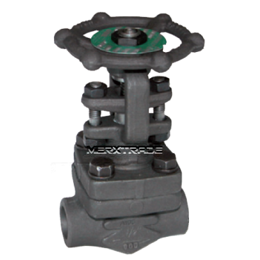 Smeed stalen schuifafsluiter moflas, gate valve forged steel 1500lbs socket weld