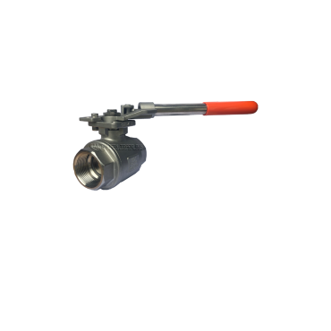 Ball valve spring return deadman handle stainless.steel thread BSP