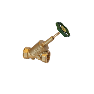 Globe valve, Brass, SDNR, fixed disk, straight, angled, PN10, industrial