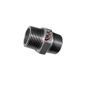 double nipple Hexagon malleable cast iron