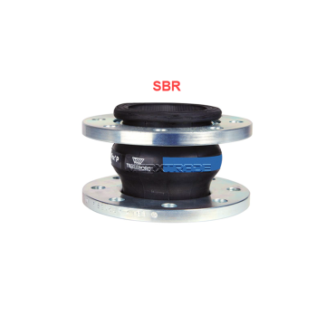 Compensator, expansion-joint Teguflex, Trelleborg, SBR Styrene Butadiene Rubber, flanged compensator, steel zinc, stainless steel, PN10/16, industrial
