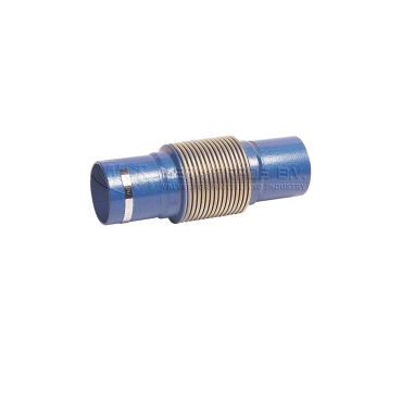 Compensator stainless steel with steel butt weld flexible axial with internal liner