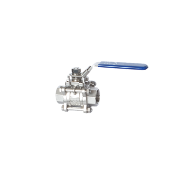 Kogelkraan 3delig driedelig roestvaststaal BSPP NPT Haitima ball valve 3-piece stainlesssteel inox thread MXT-7444010000