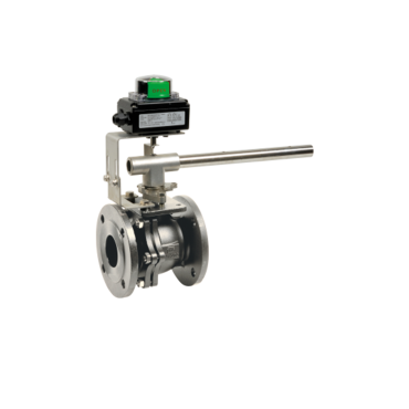 Kogelkraan limit switch |flenzen PN16│2 delig huis │roestvrij staal│ | Marine | Industrieel | Webshop