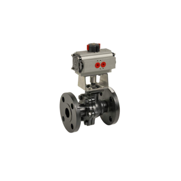 kogelkraan luchtbediend pneumatisch bolkraan kogelafsluiter dubbelwekend enkelwerkend ball valve pneumatic double acting single steel ANSI300lbs 768