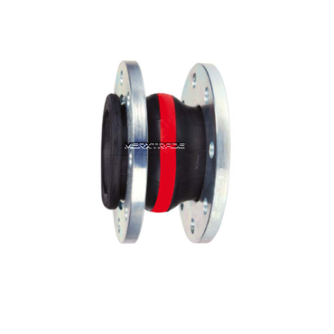 Compensator, bellows, wras, flexible, rubber, flanged, galvinized steel, PN16 flanged, industrial