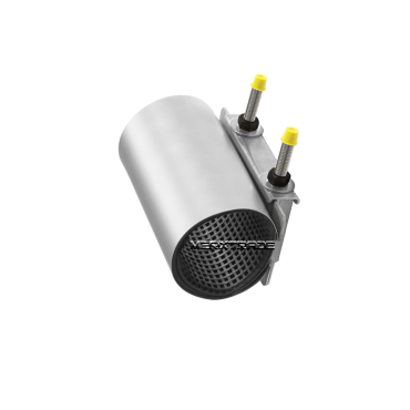 Reparatie pijpkoppeling klembuis koppeling RVS roestvaststaal 304 316, straub, norma, uni-coupling, dresser, viking johnson, trupply,  EPDM HT NBR VITON 