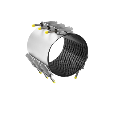 repair pipe coupling, 3 part body, stainlesssteel, straub, norma, tube repair clamp, quick pipe fix clamp,