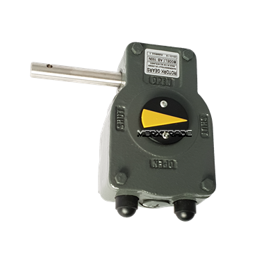 rotorkwormwielkastvlinderklep wormwielkastkwartslag wormwielkastaandrijvingvlinderklep handwielwormkast wormwielkastkwartslag kwartdraai gearbox quarter turn AB150 Rotork