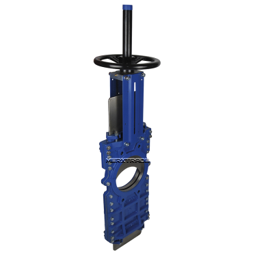schuifafsluiter door leiding bidirectioneel gietijzer handwiel Knife gate valve through concuit bidirectional handwheel operated cast iron cast iron PN10 179