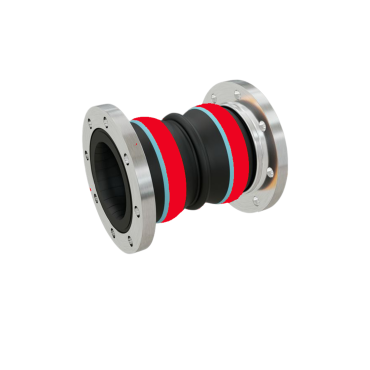 stenflex dubbele balg compensator, MS-1 fire proof , rubber epdm nbr, vuur bestendig, stenflex twin bellow expansion joint, trelleborg, willbrandt, teguflex