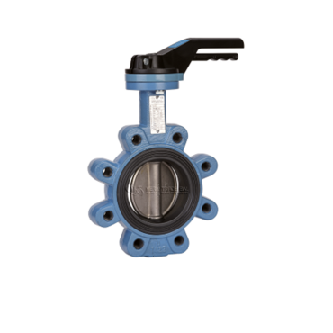 Vlinderklep LUG type handgreep GGG50 staal RVS stainless steel FKM Viton PN10 PN16 butterfly valve lever 1164 MXT67301164