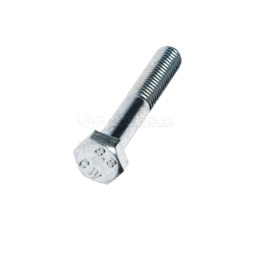 Hexagon screw, hexagon bolt, DIN 931, ISO 4014, bolts steel zinc plated