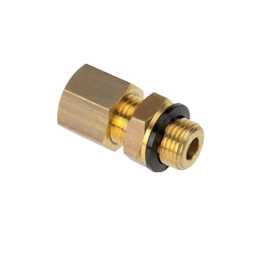 Straight compression cutting ring fitting made of brass material Straight compression cutting ring fitting made of brass material