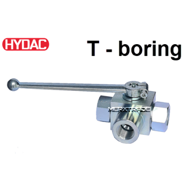 Kogelkraan 3 boring staal verzinkt bolkraan parker hydac pister eriks econosto T boor