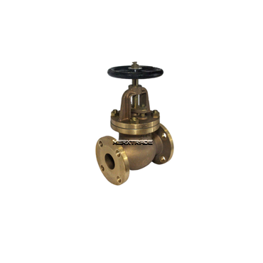 Globe valve, bronze, SDNR, fixed disk, straight, angled, PN16, industrial