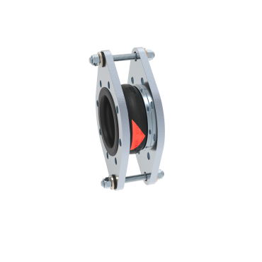 Stenflex R-2 rubber compensator  met draai flenzen, NBR balg, Lengte 130 mm, begrenzer stangen, willbrandt, elaflex
