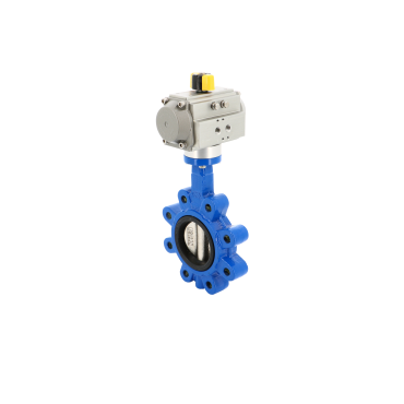vlinderklep lug-type met draadoren, alphair, actreg, elomatic, pneumatische aandrijving, dubbelwerkend, enkelsluitend, veer gesloten, veer open, bray, ebro, eriks, econ, ari armaturen, sylax, TTV,