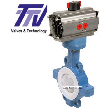vlinderklep tussenklem pneumatisch TTV Teflon RVS Teflon GGG50 butterfly valve wafer pneumatic actuator 1155 ADA ASR vlinderklep tussenklem pneumatisch TTV Teflon RVS Teflon GGG50 butterfly valve wafer pneumatic actuator 1155 ADA ASR