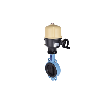 Butterfly valve TTV with electric actuator bernard 230volt protection IP68, bray, ebro, eriks, auma, wafer,