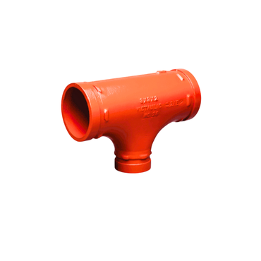 Victaulic Style 25 T-piece Orange Grooved pipe Victaulic Style 25 T-piece Orange Grooved pipe