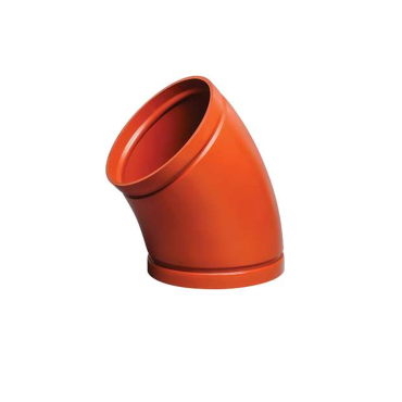 Victaulic coupling W11 45 degrees orange, Firelock HVAC, Fire sytems HVAC systems, Rigid couplings, style W11, Webshop Victaulic world wide
